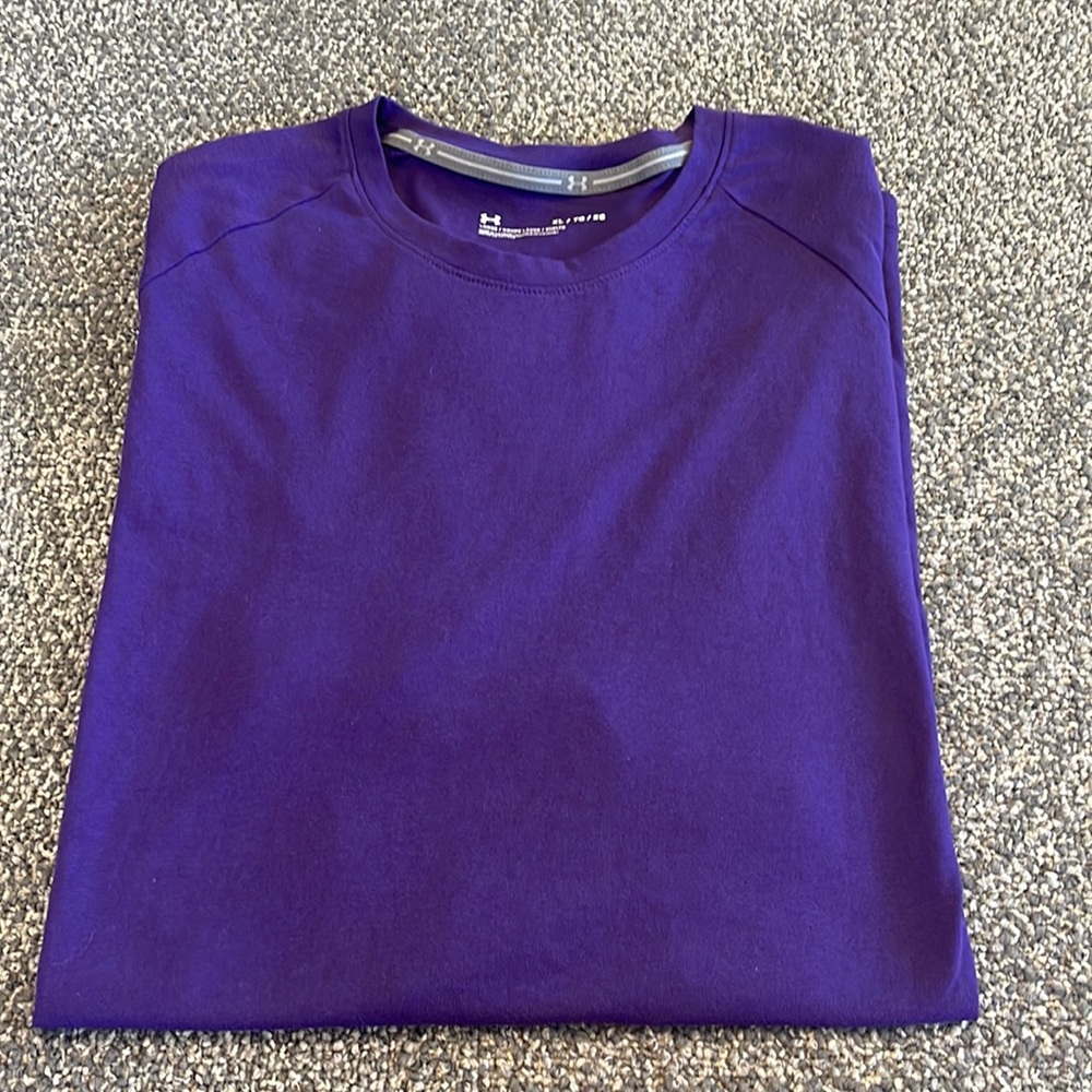 Under Armour - Men’s Athletics T-Shirt - Purple - XL